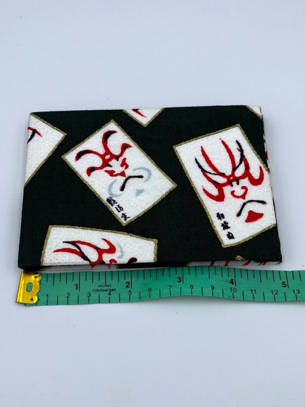 Japanese Portable Folding Compact Mirror – Fabric Design – Pocket Inside
